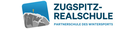Zugspitz-Realschule // Partnerschule des Wintersports // Logo
